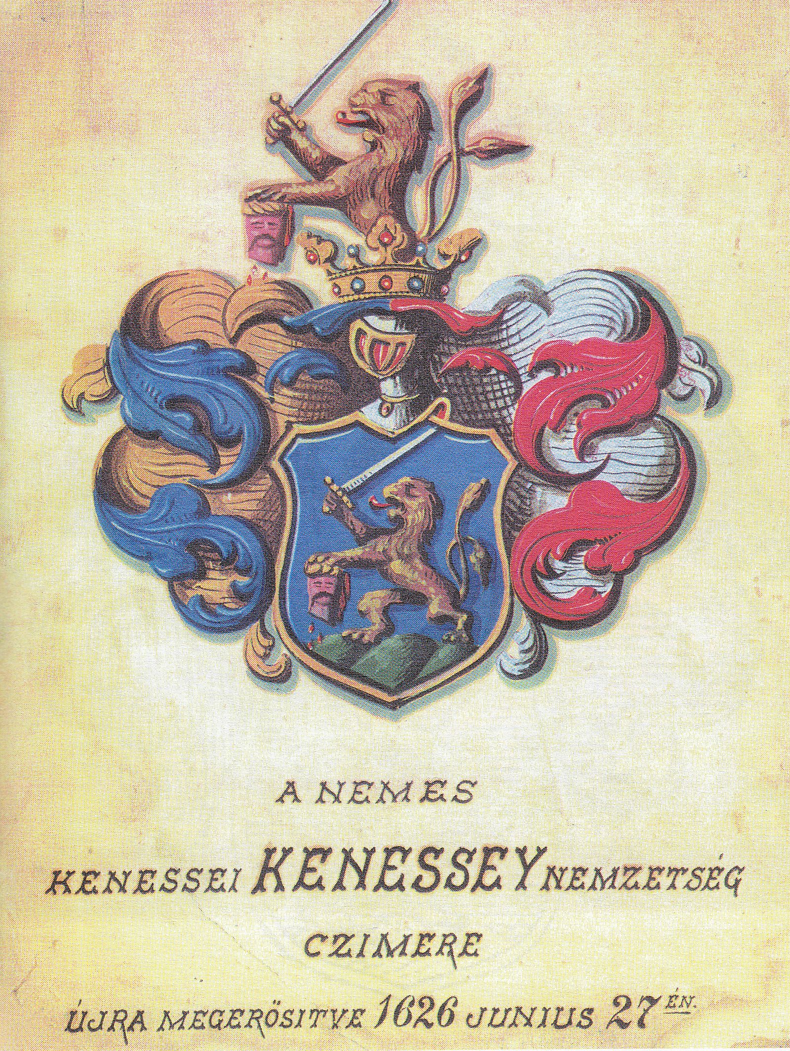 A Kenessey család címere