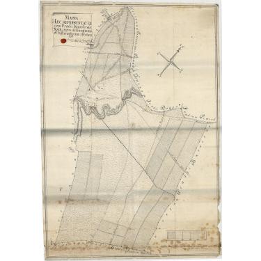 mezőgazdasági térkép, kéziratos, Liptay, Josephus Carolus - jur. per i. Reg. Hungariae geometram , 1784